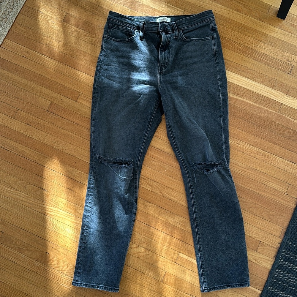 Madewell High Rise Slim Boyjean